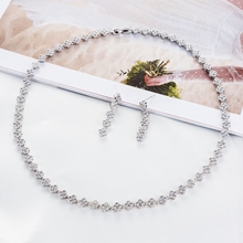 Show details for  Wedding Big Necklace And Earring Sets 1JJ050897S