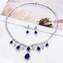 Show details for  Wedding Luxury Necklace And Earring Sets 1JJ050906S