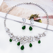 Show details for  Copper Brass Big Necklace And Earring Sets 1JJ050930S