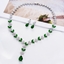 Show details for  Luxury Cubic Zirconia Necklace And Earring Sets 1JJ050946S