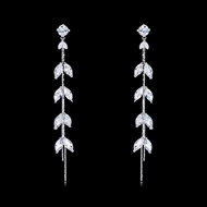 Picture of  Medium Cubic Zirconia Dangle Earrings 2YJ053511E