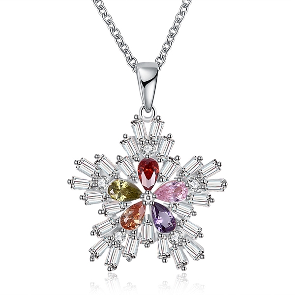 Picture of Cubic Zirconia Small Pendant Necklaces 3LK053769N