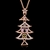Picture of Small Cubic Zirconia Pendant Necklaces 3LK053776N