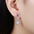 Picture of  925 Sterling Silver Cubic Zirconia Dangle Earrings 3LK053880E