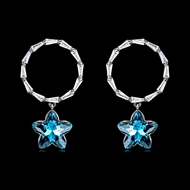 Picture of  Swarovski Element Zinc Alloy Dangle Earrings 2BL054213E