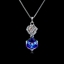 Show details for Geometric Zinc Alloy Pendant Necklaces 2BL054242N