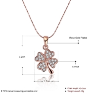 Picture of Nickel Free Rose Gold Plated Small Pendant Necklace with Easy Return