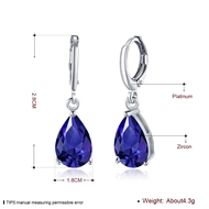 Picture of Good Quality Cubic Zirconia Fashion Dangle Earrings