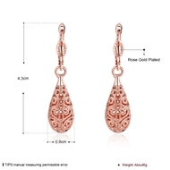 Picture of Good Big Copper or Brass Dangle Earrings