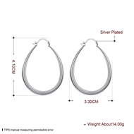 Picture of Casual Platinum Plated Small Hoop Earrings with Fast Shipping