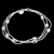 Picture of Copper or Brass Platinum Plated Link & Chain Bracelet at Great Low Price