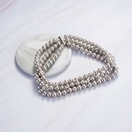 Picture of Party Artificial Pearl Short Chain Necklace with Speedy Delivery