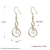 Picture of Good Quality Artificial Pearl 925 Sterling Silver Dangle Earrings