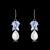 Picture of Nice Swarovski Element Zinc Alloy Dangle Earrings with Price