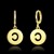 Picture of Attractive Gold Plated Copper or Brass Dangle Earrings Shopping