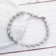 Picture of Fast Selling White Small Tennis Bracelet from Editor Picks