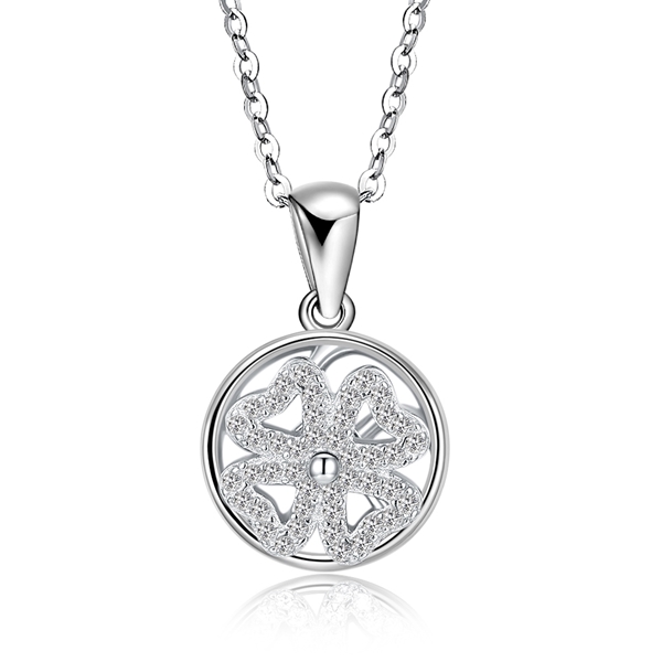 Picture of Fast Selling White 925 Sterling Silver Pendant Necklace