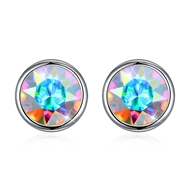 Picture of Sparkling Casual Platinum Plated Stud Earrings