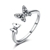 Picture of Shop 925 Sterling Silver Fashion Adjustable Ring with Wow Elements
