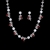 Picture of Popular Cubic Zirconia Platinum Plated Necklace and Earring Set