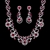 Picture of Nickel Free Platinum Plated Wedding Necklace and Earring Set As a Gift