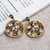 Picture of Big Swarovski Element Dangle Earrings From Reliable Factory