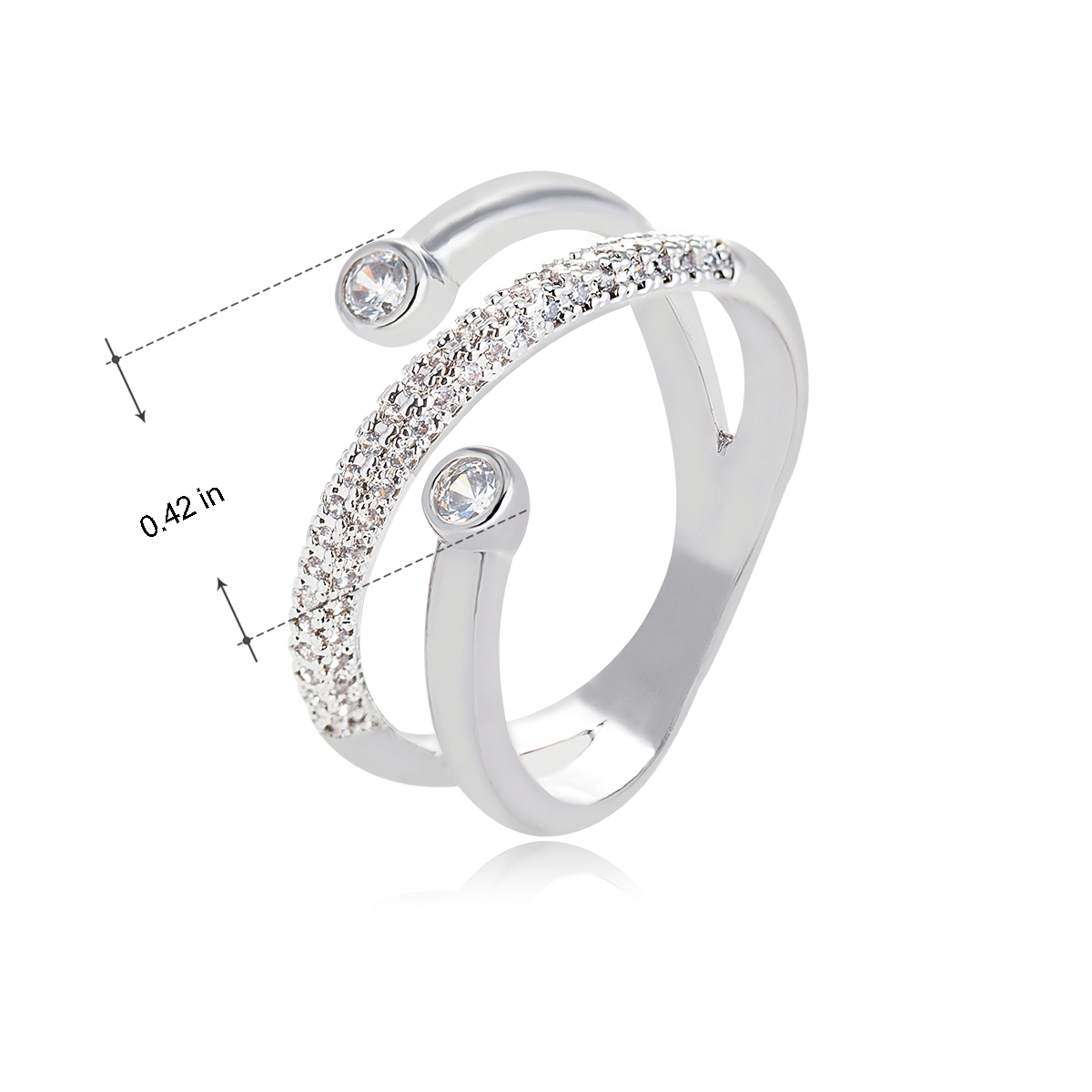 Famous Medium Cubic Zirconia Fashion Ring