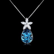 Picture of Hypoallergenic Platinum Plated Small Pendant Necklace with Easy Return