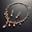 Show details for Brand New Red Big Necklace and Earring Set with Full Guarantee