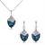 Picture of Low Price Zinc Alloy Purple Necklace and Earring Set from Trust-worthy Supplier