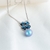 Picture of Fashion Blue Pendant Necklace in Flattering Style