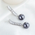Picture of Fashion Black Dangle Earrings with 3~7 Day Delivery
