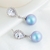 Picture of Nickel Free Platinum Plated Fashion Dangle Earrings with No-Risk Refund
