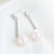 Picture of Cheap Copper or Brass Platinum Plated Dangle Earrings with No-Risk Refund