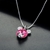 Picture of Inexpensive Zinc Alloy Pink Pendant Necklace from Reliable Manufacturer
