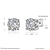 Picture of Distinctive White Fashion Stud Earrings of Original Design