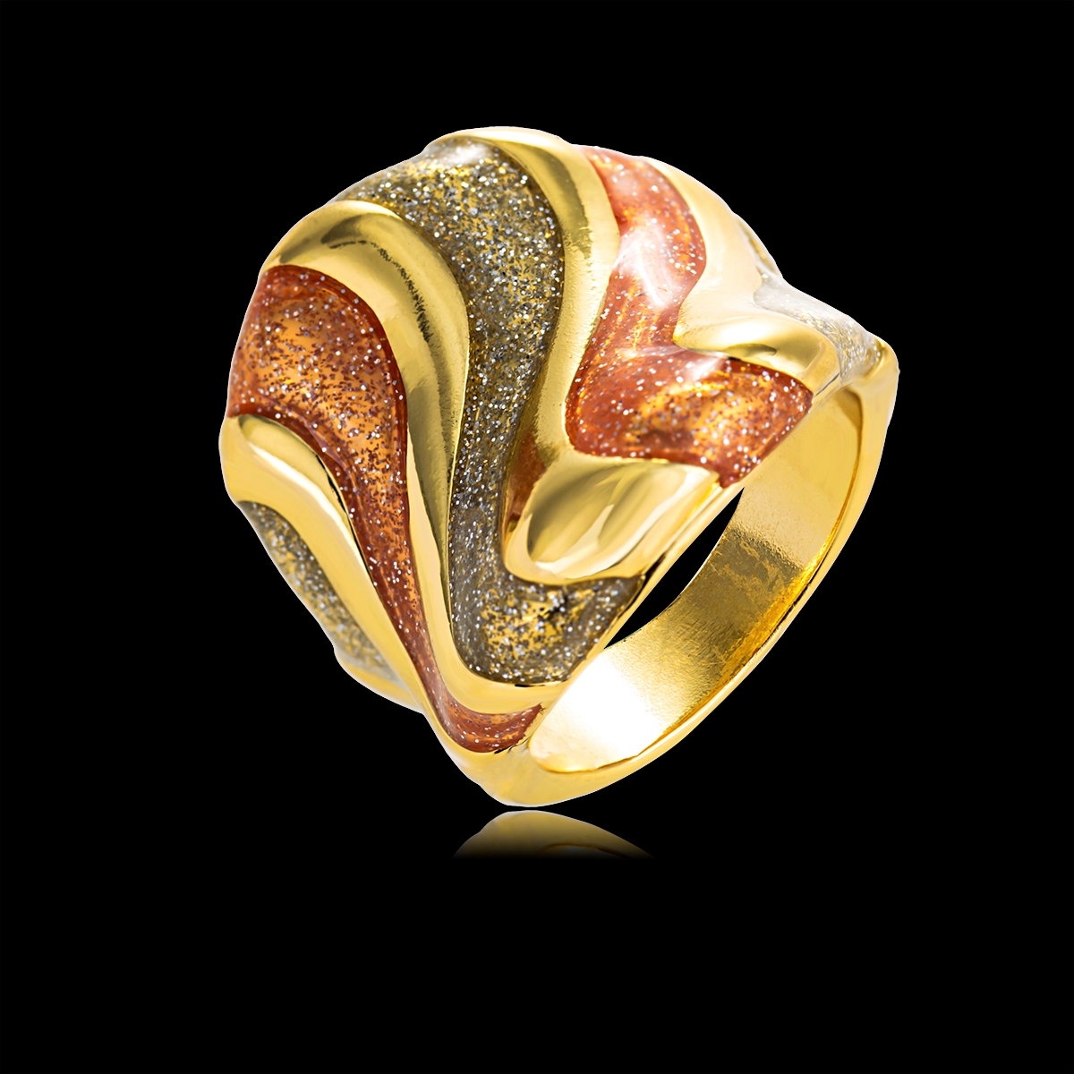 Dubai Zinc Alloy Fashion Ring with Worldwide Shipping