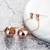 Picture of Brand New Rose Gold Plated Zinc Alloy Dangle Earrings with Full Guarantee