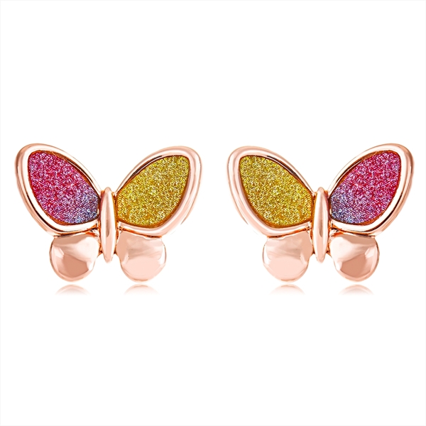 Picture of Shop Zinc Alloy Butterfly Stud Earrings with Wow Elements