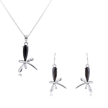 Show details for Top Small Casual Necklace and Earring Set