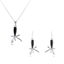 Show details for Top Small Casual Necklace and Earring Set