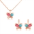Picture of New Season White Zinc Alloy Necklace and Earring Set with SGS/ISO Certification