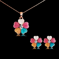 Picture of Wholesale Rose Gold Plated Zinc Alloy Necklace and Earring Set with No-Risk Return