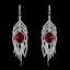 Show details for Copper or Brass Big Dangle Earrings with 3~7 Day Delivery