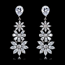 Show details for Nickel Free Platinum Plated Casual Dangle Earrings with No-Risk Refund