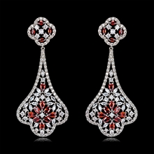 Show details for Inexpensive Copper or Brass Big Dangle Earrings for Girlfriend