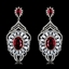 Show details for Unique Cubic Zirconia Luxury Dangle Earrings