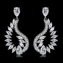 Show details for Origninal Big Copper or Brass Dangle Earrings