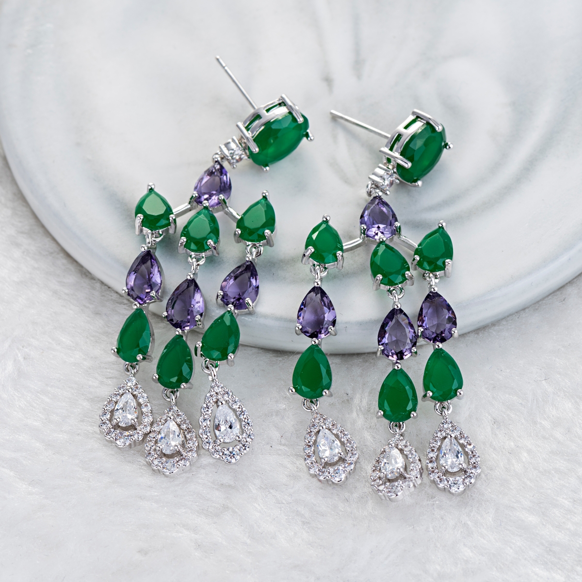 Funky Big Casual Dangle Earrings