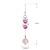 Picture of Great Value Pink Swarovski Element Pearl Drop & Dangle Earrings with Full Guarantee